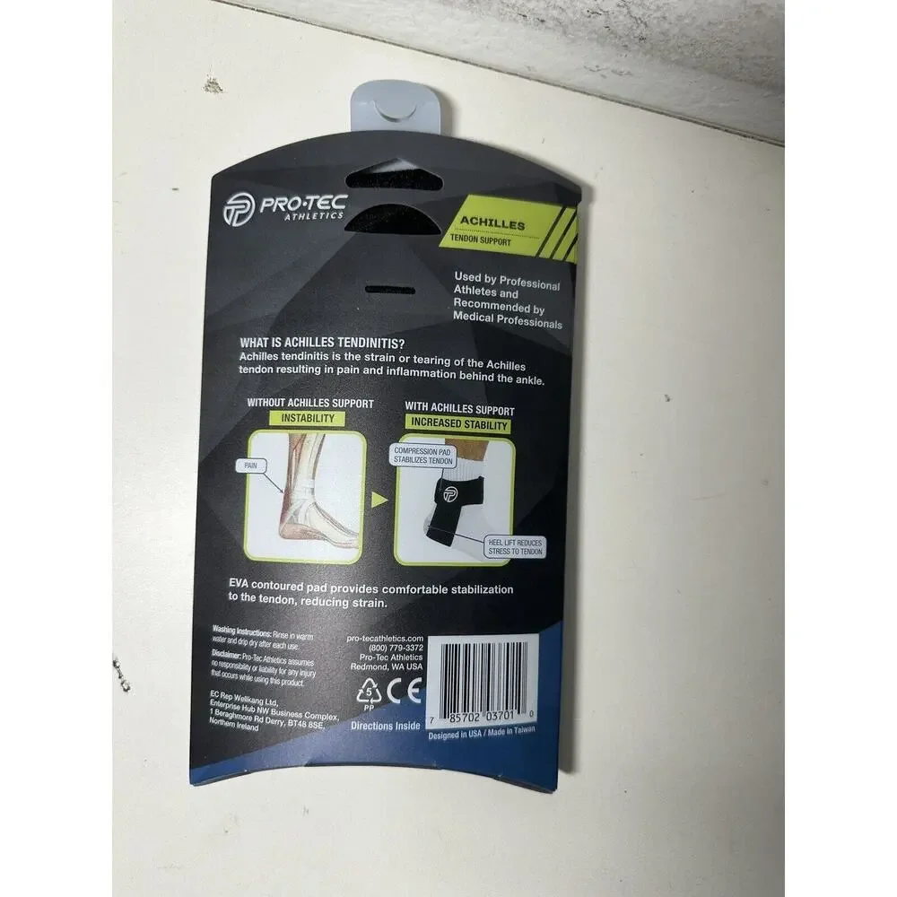 Pro-Tec Athletics Premium Achilles Tendon Support, Small/Large